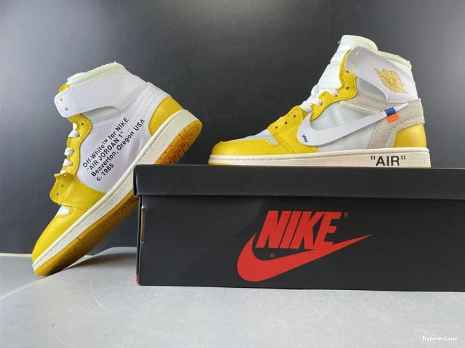 HYPE Yellow-Cone Jordan AQ0818-149 Dark 1 NRG x White Off-White Powder Air 0726